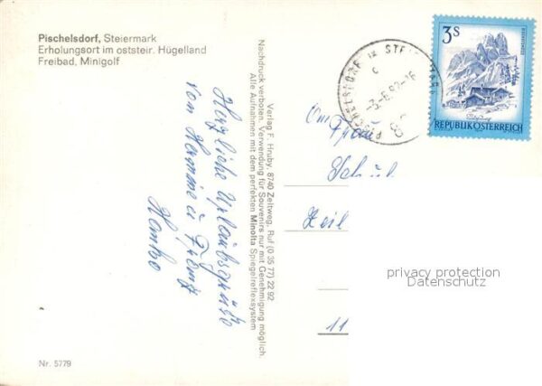 Pischelsdorf der Steiermark Marktplatz Schwimmbad Kirche – Bild 2