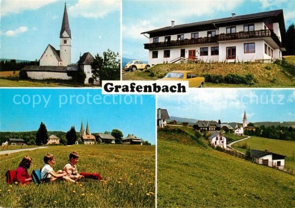 Grafenbach Diex Kirche Erholungsheim Panorama