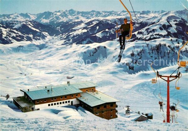 Kitzbuehel Tirol Kitzbüheler Horn Sessellift Alpenhaus H