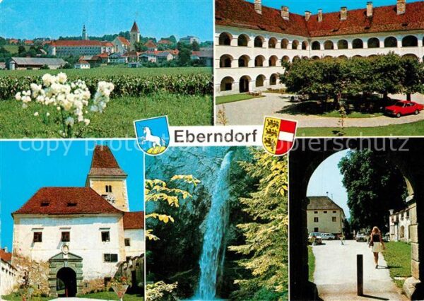 Eberndorf Panorama Kloster Wasserfall Torbogen
