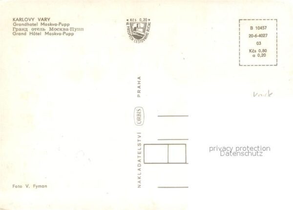 Karlovy Vary Grandhotel Moskva Pupp – Bild 2