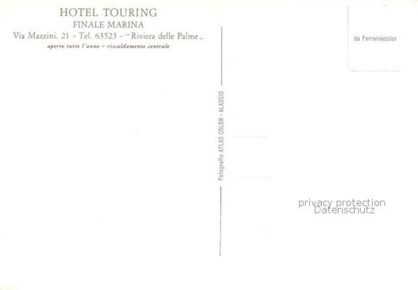 Finale Marina Hotel Touring Strand Bar Speisesaal Ter – Bild 2