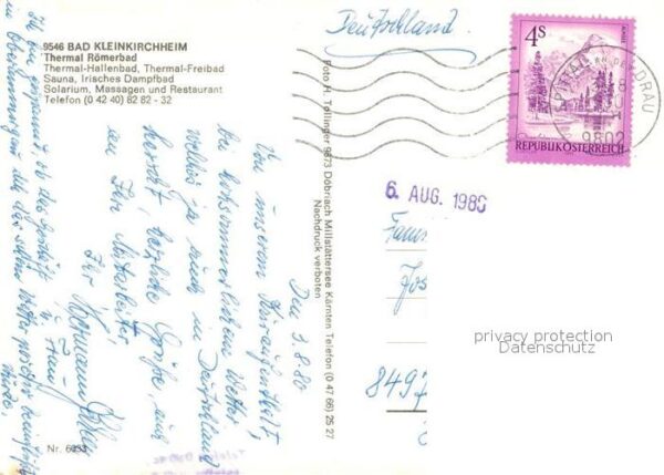 Bad Kleinkirchheim Kaernten Thermal Römerbad Innen und Aussenbecken – Bild 2