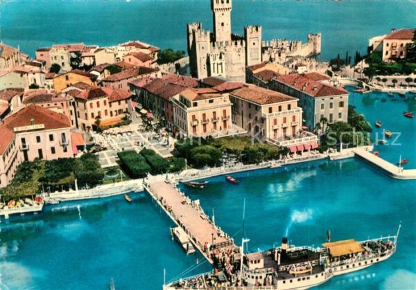 Sirmione Lago di Garda Fliegeraufnahme