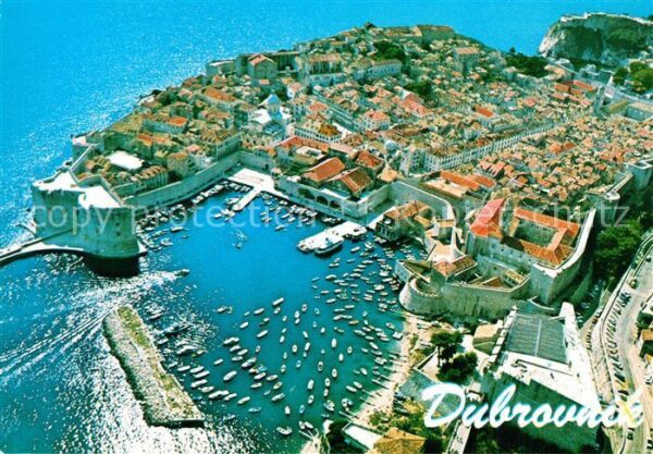 Dubrovnik Ragusa Fliegeraufnahme