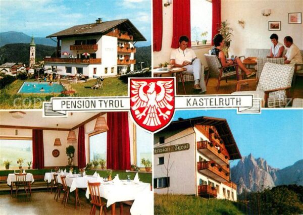Kastelruth Suedtirol Pension Tyrol Lesezimmer Gaststube Swim