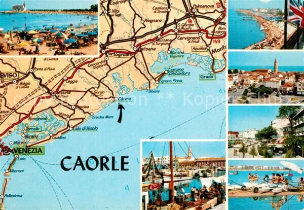 Caorle Venezia Orts und Teilansichten