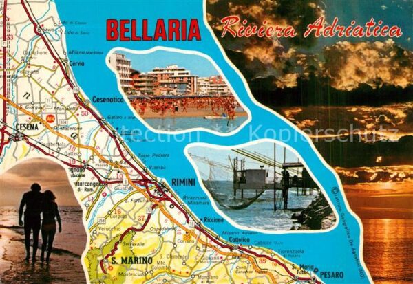 Bellaria Strandpartien Fischerei Stimmungsbild L