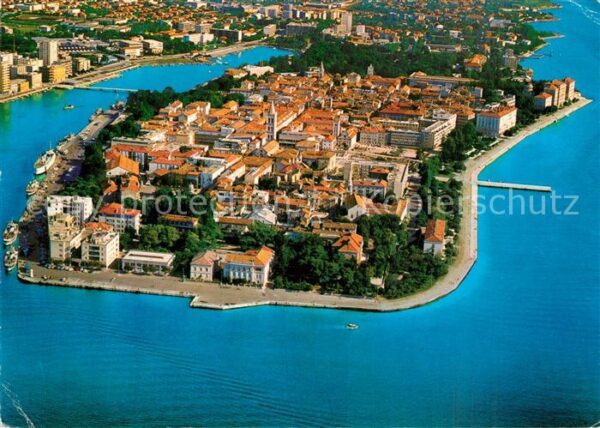 Zadar Zadra Zara Fliegeraufnahme