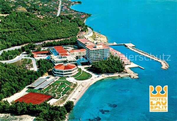 Split Spalato Hotel Lav Fliegeraufnahme