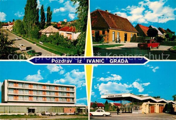 Ivanic Grad Teilansichten Tankstelle