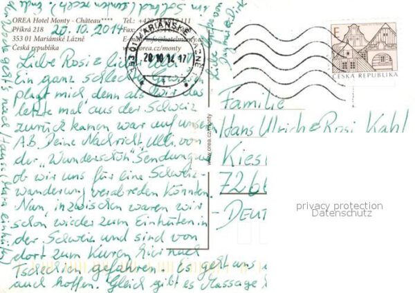 Marianske Lazne Orea Hotel Monty Chateau Details – Bild 2