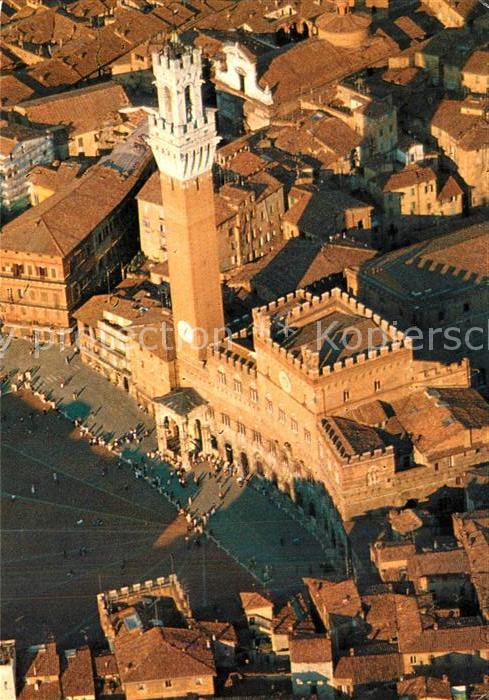 Siena Palazzo Comunale Fliegeraufnahme