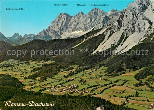 Ramsau Dachstein Steiermark Fliegeraufnahme mit Bischofsmütze Torst
