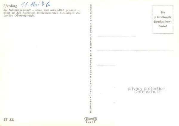 Eferding Orts und Teilansichten Denkmal Kirche – Bild 2