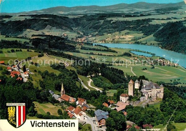 Vichtenstein Donau Fliegeraufnahme