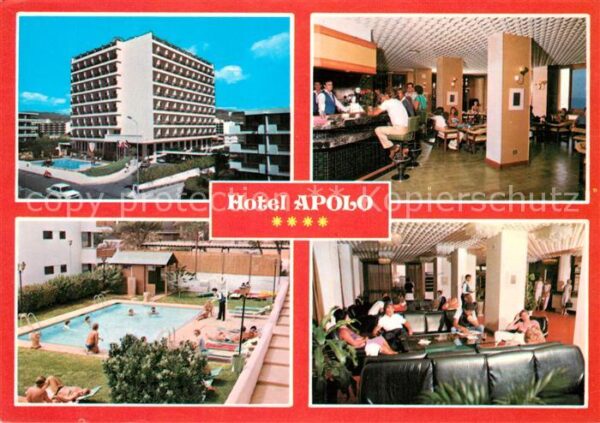 Playa del Ingles Hotel Apolo Bar Swimmingpool Foyer