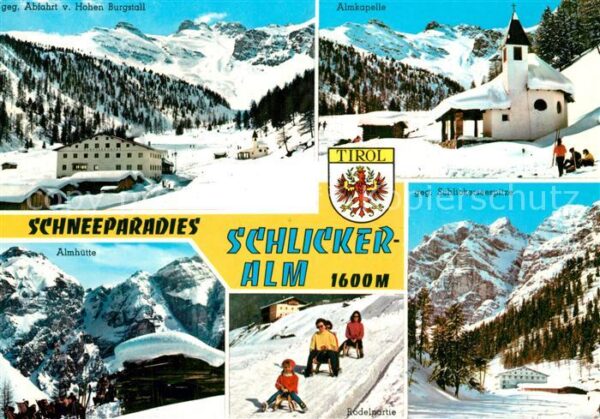 Neustift Stubaital Tirol Hoher Burgstall Almkapelle Schlicker Al