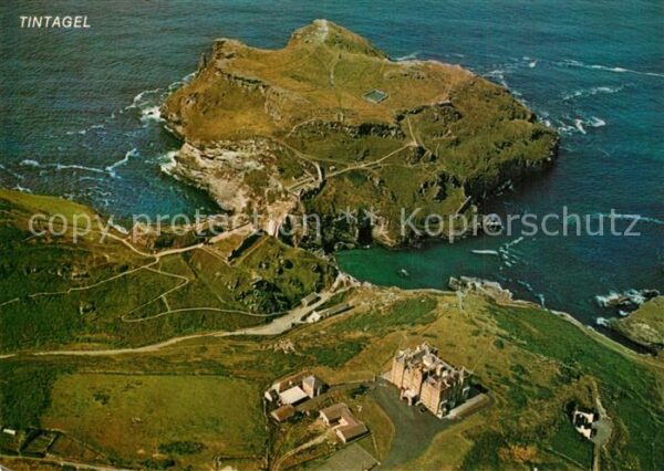 Tintagel Fliegeraufnahme