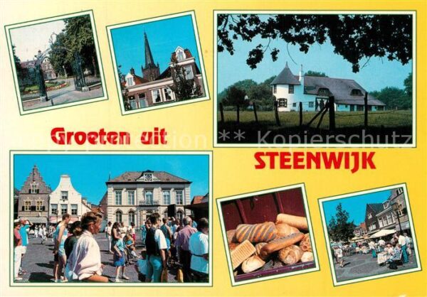 Steenwijk Orts und Teilansichten Kirche Markt Bro