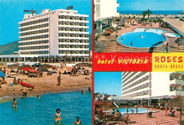 Roses Costa Brava Hotel Victoria Strand Swimmingpool