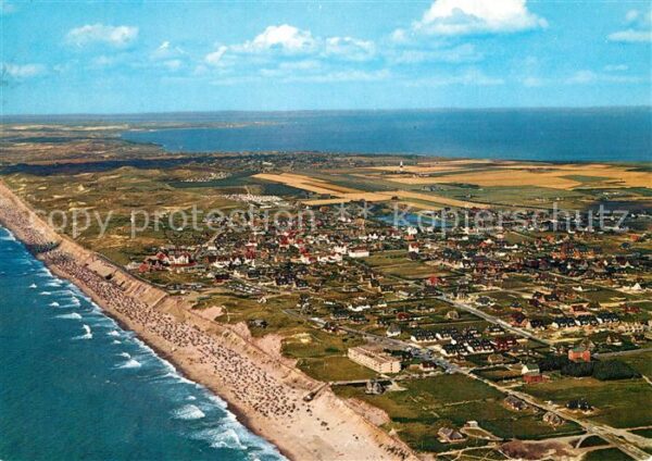 Wenningstedt Sylt Fliegeraufnahme