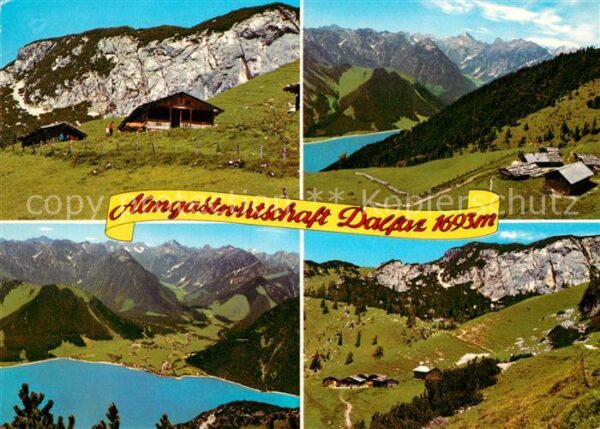 Tirol Region Almgastwirtschaft Dalfaz Rofangebirge K