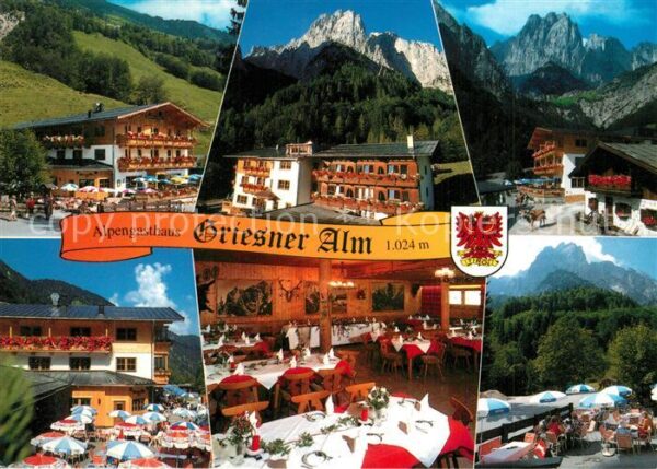 Wilder Kaiser Alpengasthaus Griesner Alm Gasträume Te