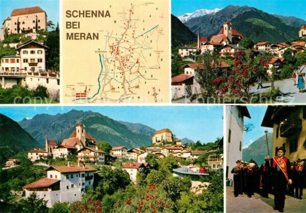 Schenna Meran Veduta di Scena