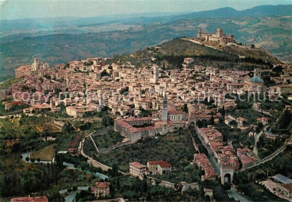 Assisi Umbria Fliegeraufnahme