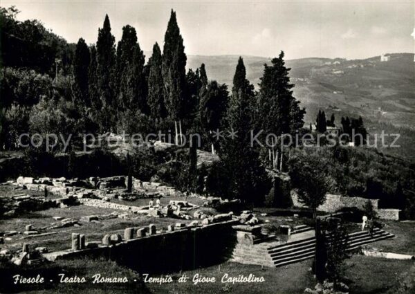 Fiesole Teatro Romano Tempio di Giove Capitolin