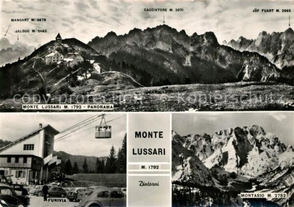 Monte Lussari Panorama Funivia Montasio