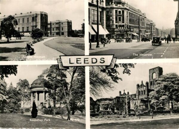 Leeds Maidstone Teple Newsam The Headrow Rondhay Park K