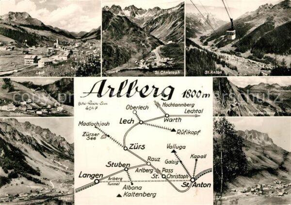 Arlberg mit Lech Zürs Langen St Christoph St An