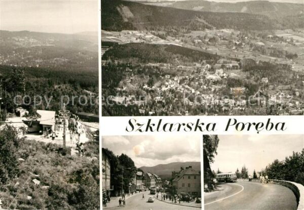 Szklarska Poreba Stacja przesiadkowa Widok ogolny Ulica