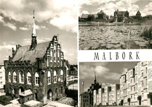 Malbork Ratusz Zespol zamky pokrzyzackiego Csie