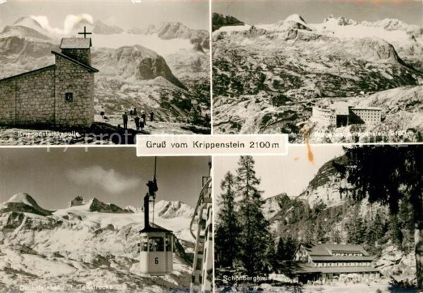 Krippenstein Kapelle Berghaus Dachsteinbahn Schönber