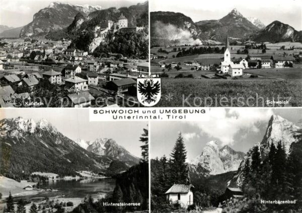 Schwoich Kufstein Ortsansicht Hintersteinersee H