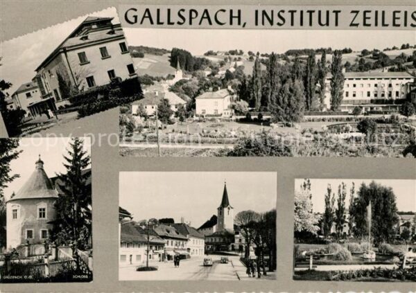 Gallspach Institut Zeileis Panorama Schloss Ortsm