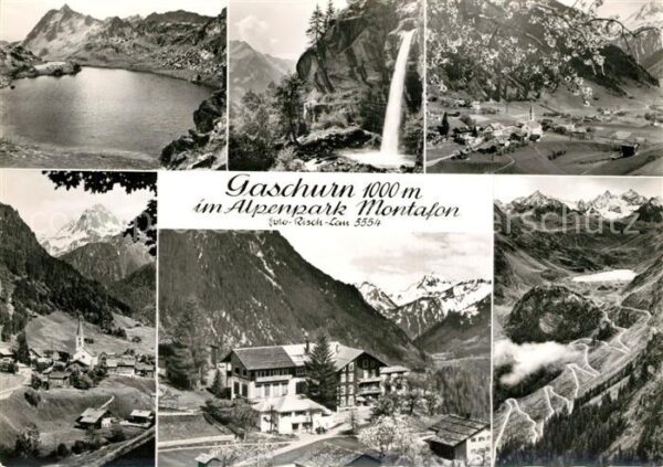 Gaschurn Vorarlberg Alpenpark Montafon Teilansichten