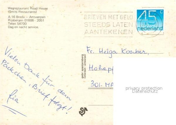 Breda Anvers Road House Rezeption Gastraum – Bild 2