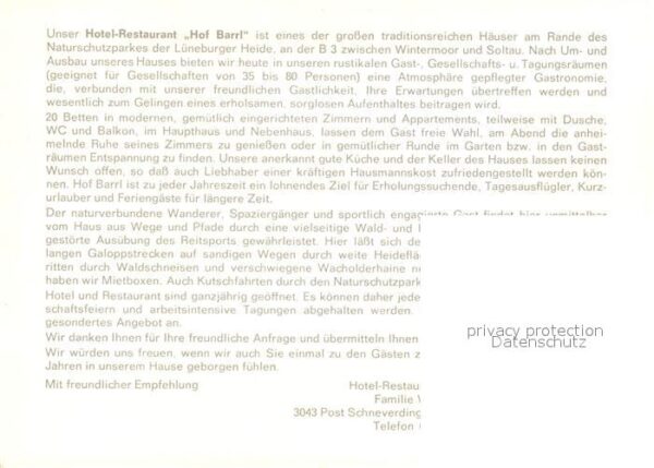 Schneverdingen Hotel Hof Barrl Restaurant Fachwerk Rei – Bild 2