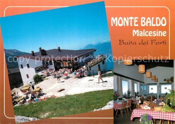 Malcesine Lago di Garda Monte Baldo Restaurant Baita dei Forti
