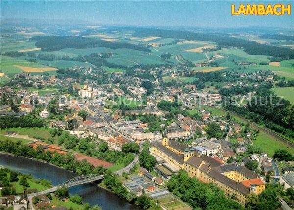 Lambach Oberoesterreich Erholungsort an der Traun mit Benedikti