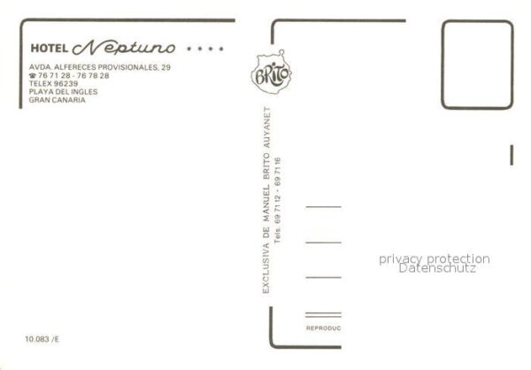 Playa del Ingles Hotel Neptuno Foyer Bar Veranstaltung S – Bild 2