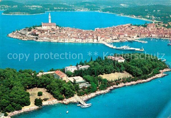 Rovinj Rovigno Istrien Fliegeraufnahme