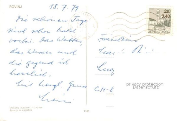 Rovinj Rovigno Istrien Fliegeraufnahme – Bild 2