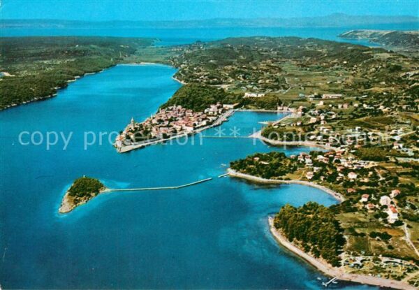 Rab Croatia Fliegeraufnahme