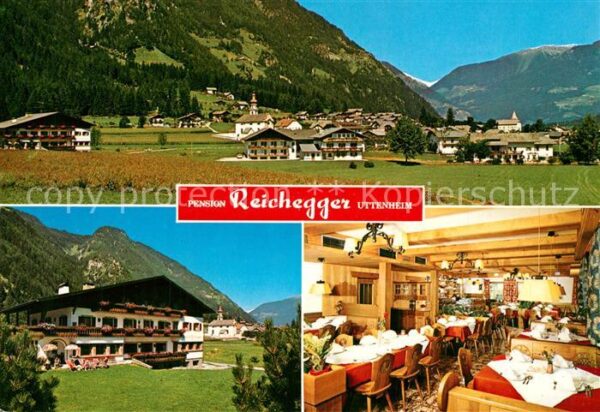Uttenheim Suedtirol Pension Reichegger Restaurant Ortsansic