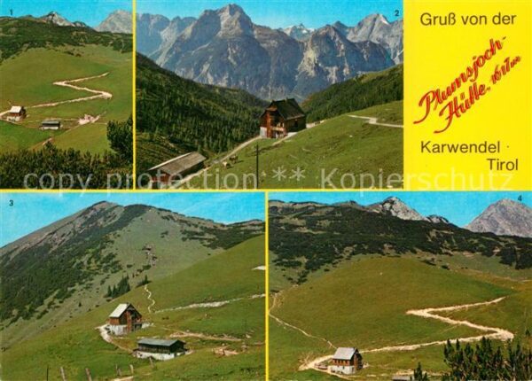Pertisau Achensee Plumsjochhütte Landschaftspanorama Karw